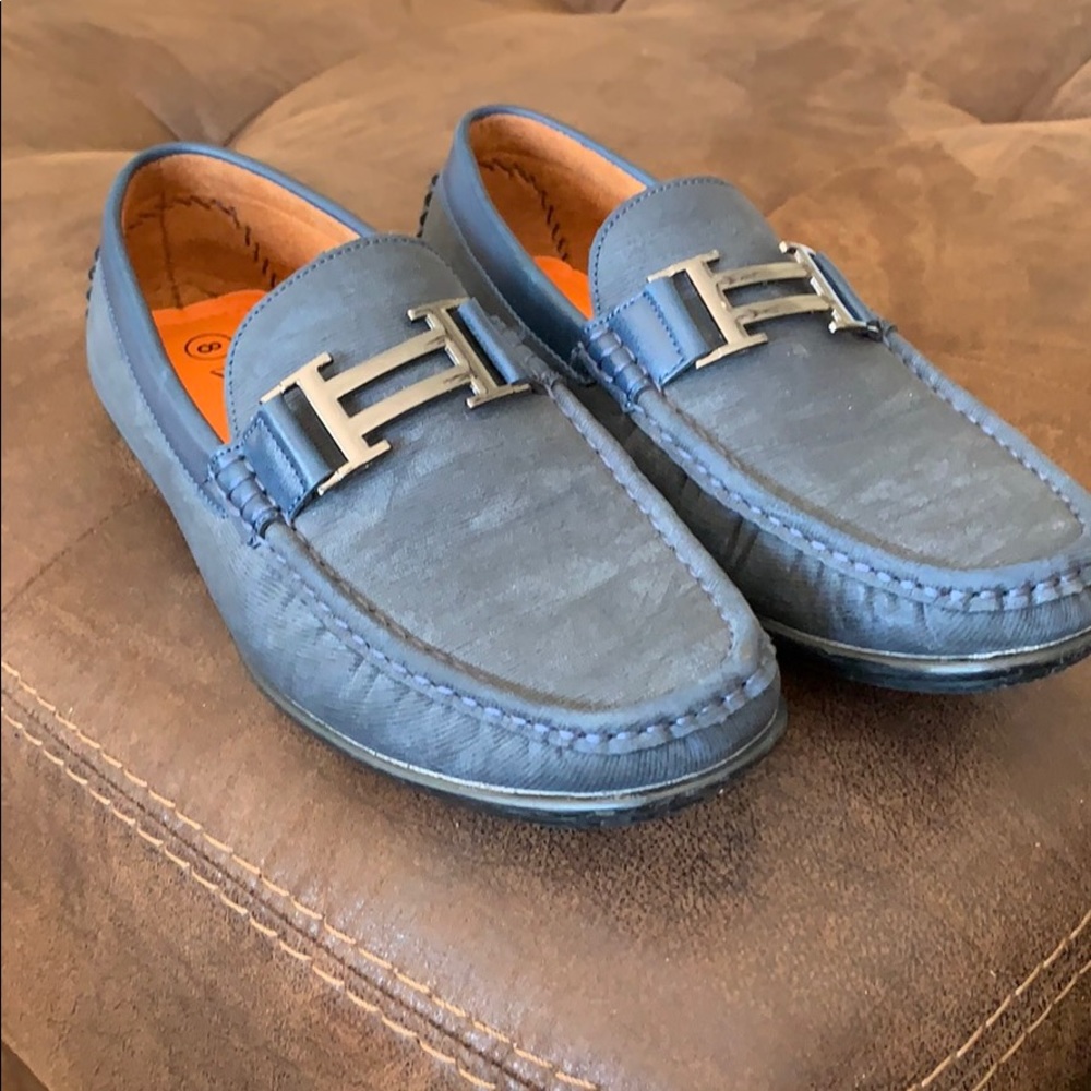 Dream Seek Navy Buckle Moccasin